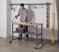 Portable Folding Workbench with Locking Casters, 600 lb. Capacity A772
