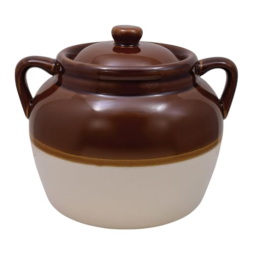 4.5 Quart Large Ceramic Bean Pot I19033