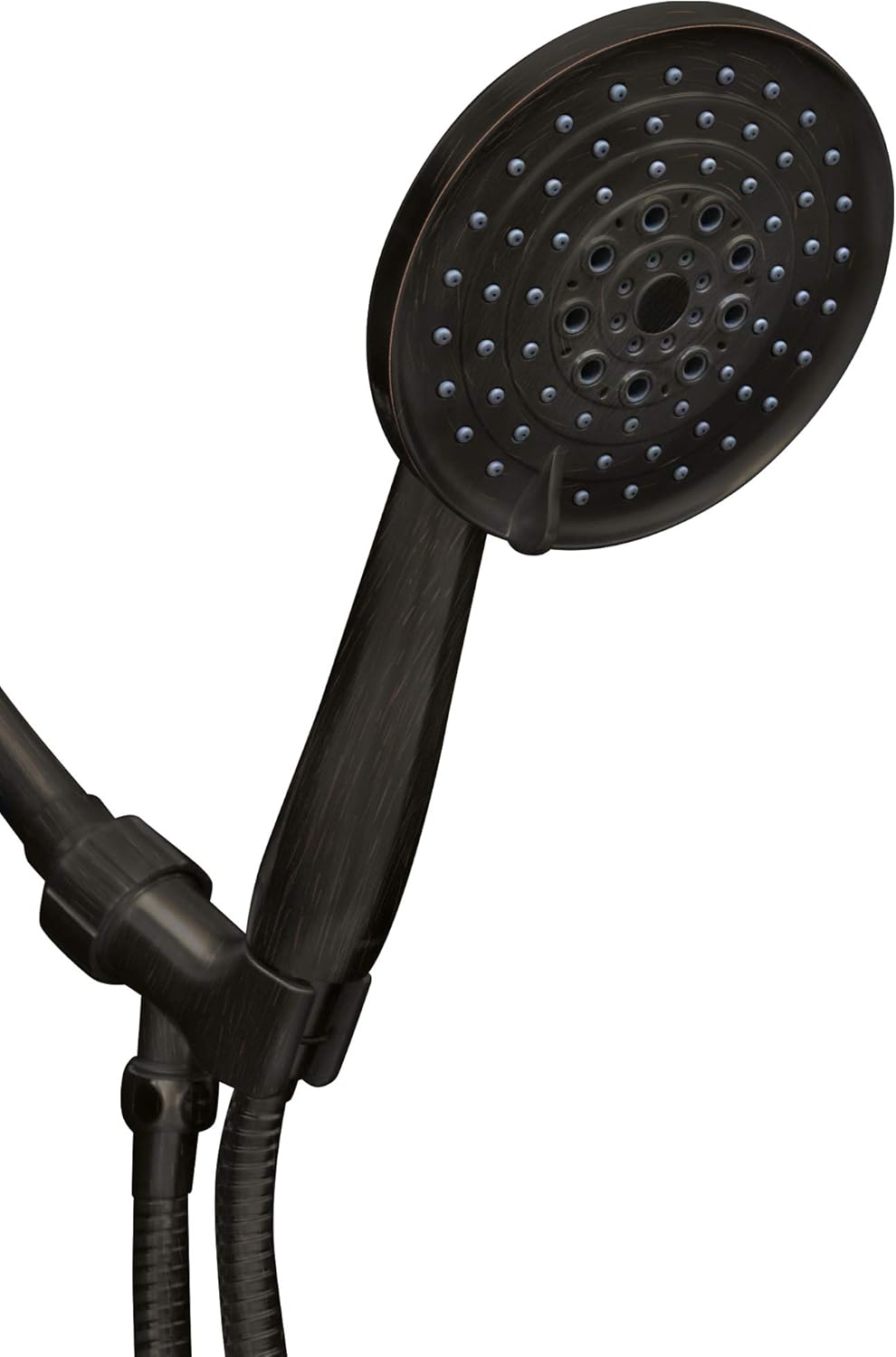 Brushed Nickel Hand Held Shower Head with Stainless Steel Hose, Pack of 2 E803