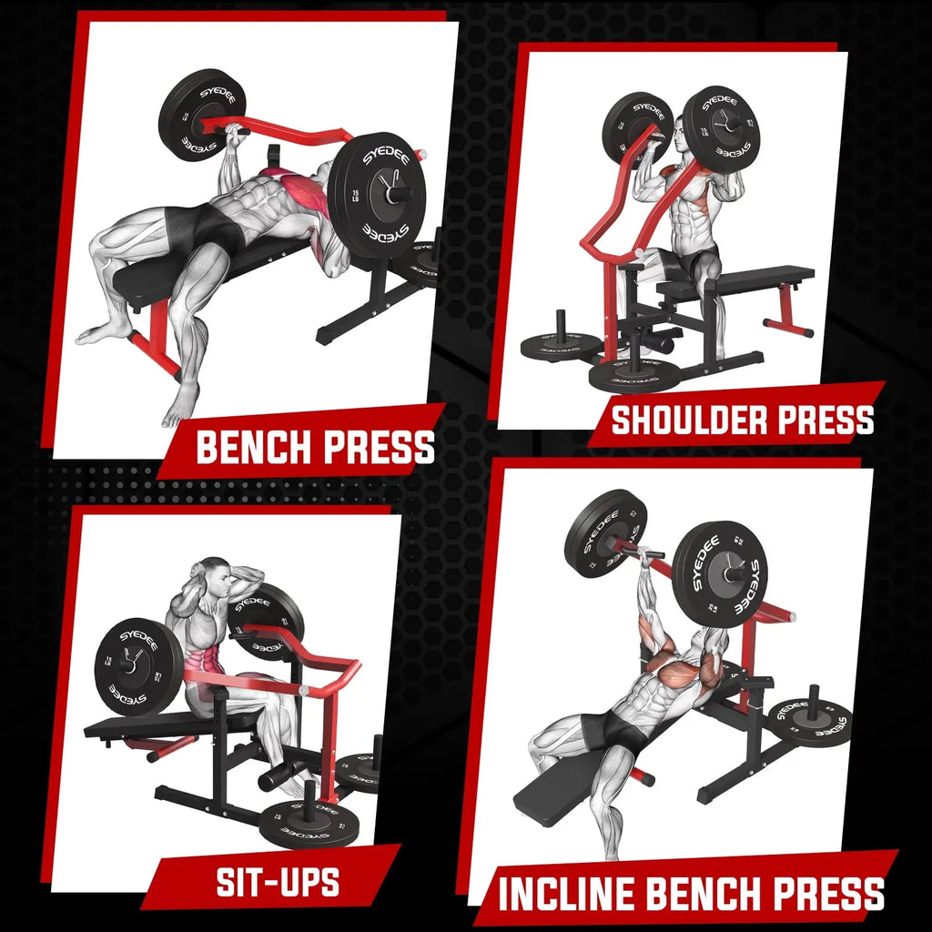 1250LBS Chest Press Machine with Converging Arms U586903