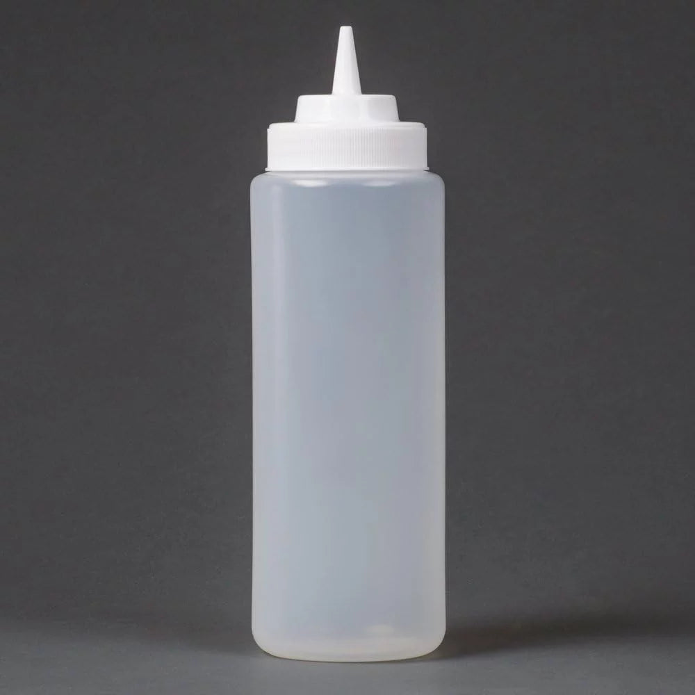 Wide Mouth Squeeze Bottles 32 Ounce 6 Pack E14697
