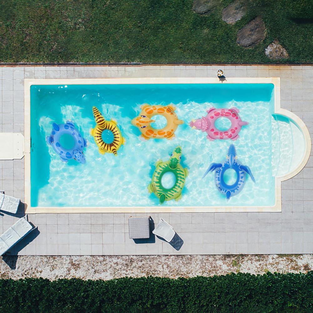 Inflatable Dinosaur Pool Float Swimming Pool Ring Float I930750