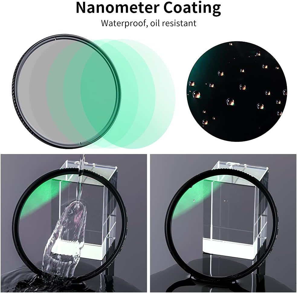 67mm Circular Polarizer & UV Protection Filter Kit (2 pcs) V591