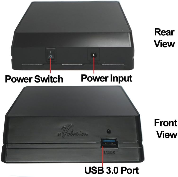 4TB 7200RPM 64MB Cache USB 3.0 External Hard Drive Pack of 2 T3107