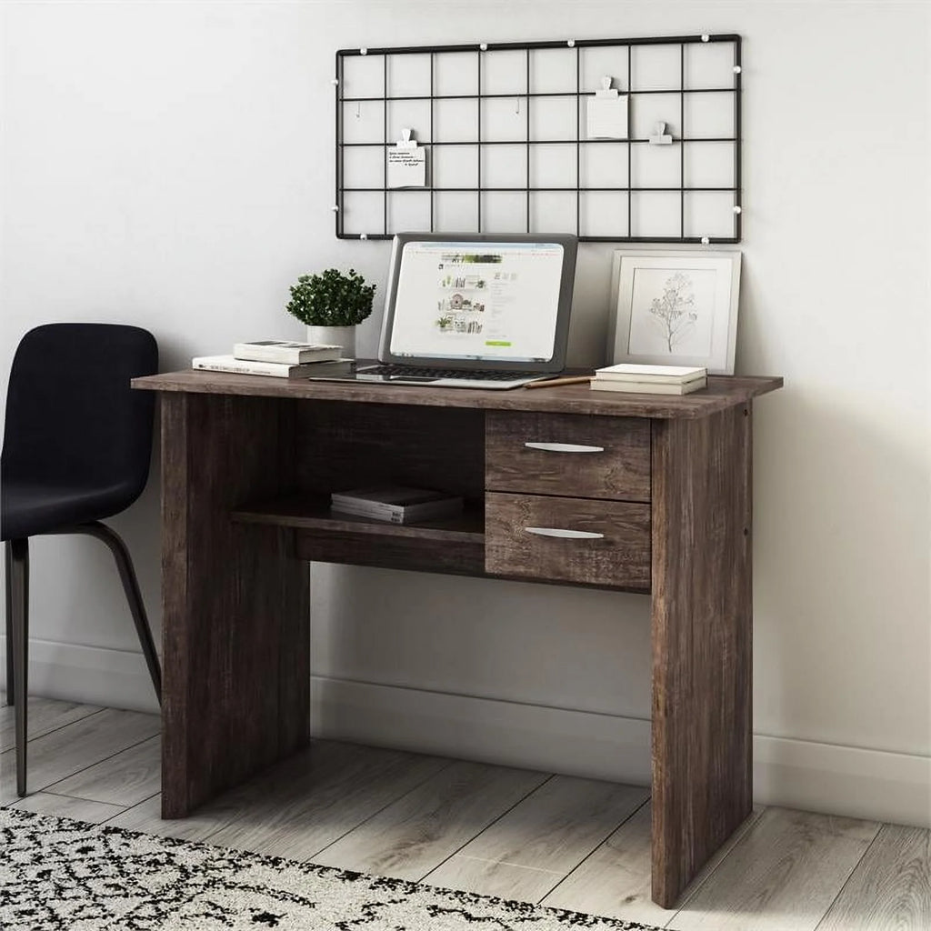 Rustic Brown Two Drawer Desk T53315