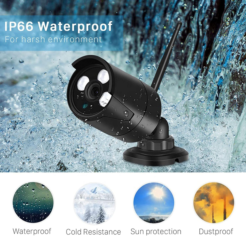 8 Channel 2MP Night Vision Security Camera System with DVR X333798