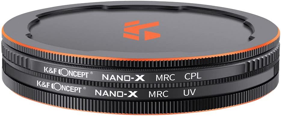 67mm Circular Polarizer & UV Protection Filter Kit (2 pcs) V591