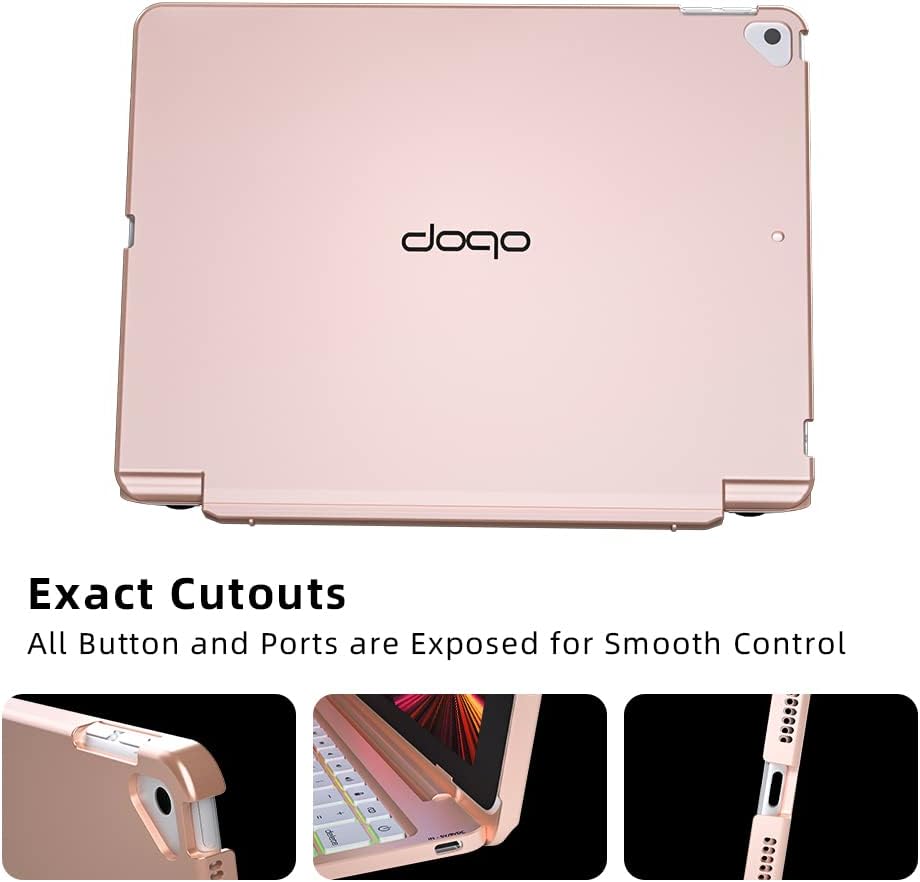 Keyboard Case for iPad Pro 12.9 inch with Trackpad, Detachable Bluetooth Keyboard Case I12258