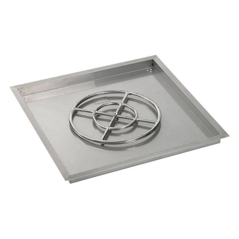 30x22 Stainless Steel Drop-In Pan with Match Light Kit G592