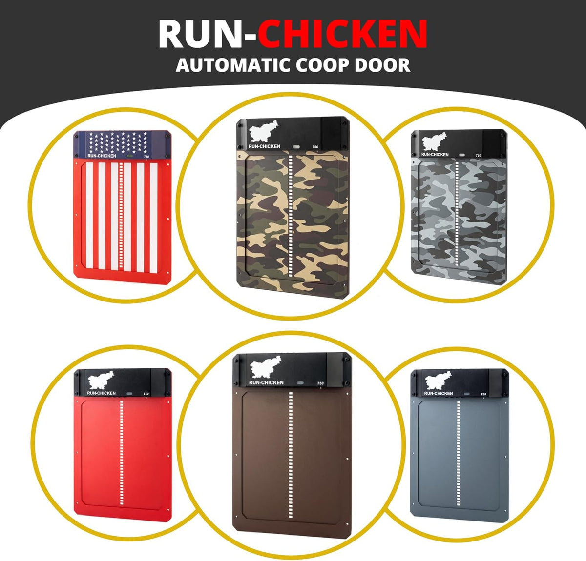 Gray Automatic Chicken Coop Door with App Y2131