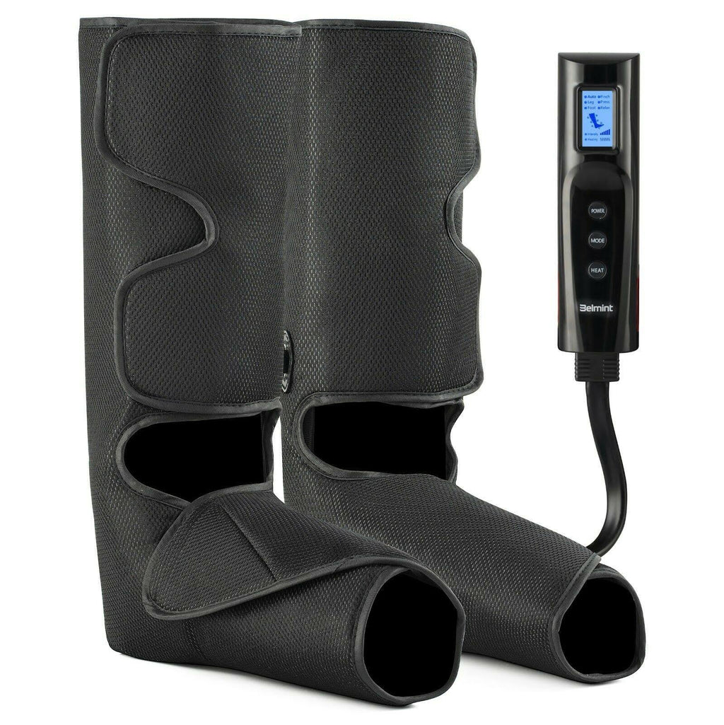 Leg and Foot Air Compression Massager with Heat and 6 Modes J98995