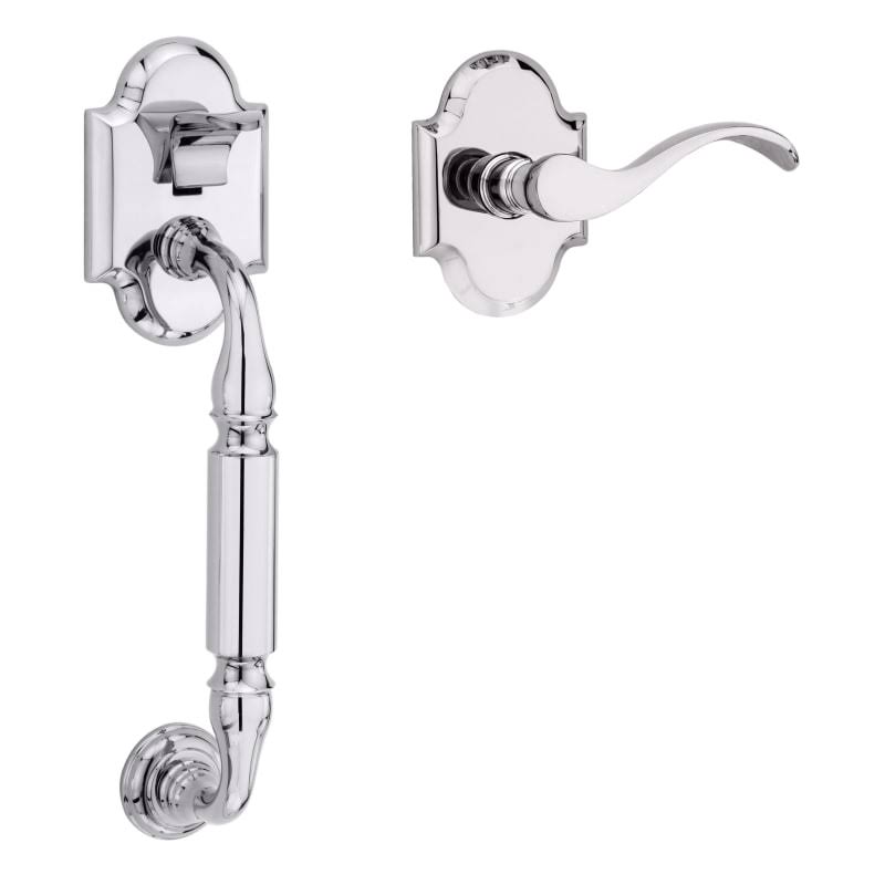 Left Handed Lower Portion Handleset Polished Chrome U42475