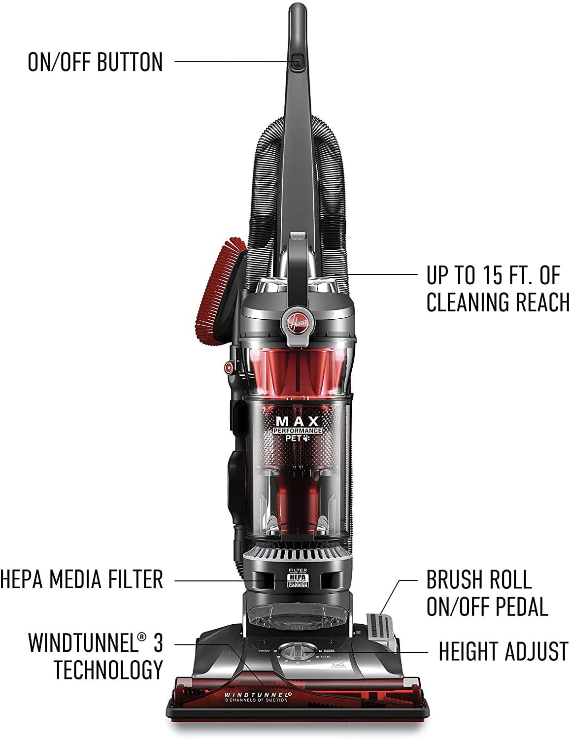 Bagless Upright Vacuum S357