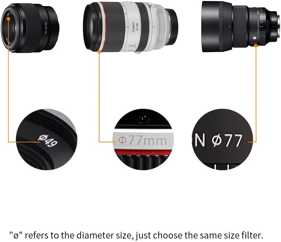 67mm Circular Polarizer & UV Protection Filter Kit (2 pcs) V591