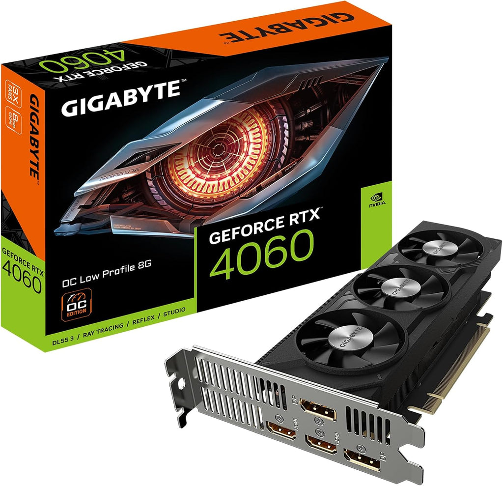 GeForce RTX 4060 OC Low Profile 8G Graphics Card, 8GB 128-bit GDDR6 H68250