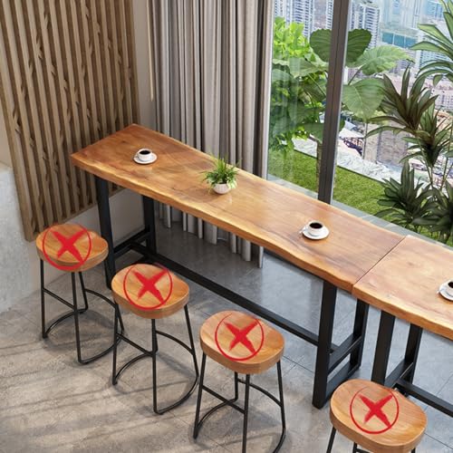 Solid Wood Bar Height Table 160cm long A215