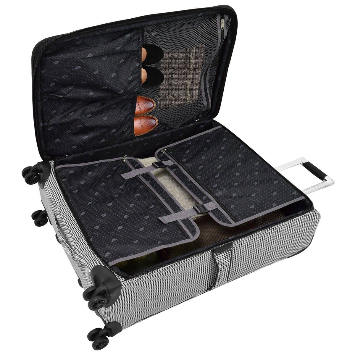 Black/White Carry On Spinner E48430