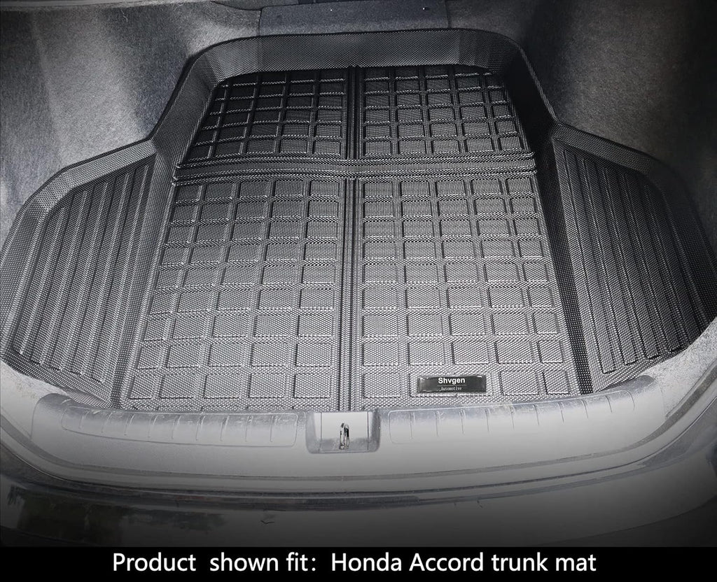 All-Weather Rubber Car Floor Mats & Cargo Trunk Liners Set M280631