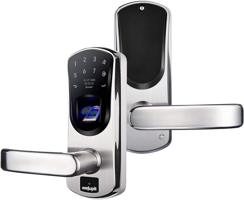 Smart Door Lock with Fingerprint Stainless Steel Touchscreen H2575