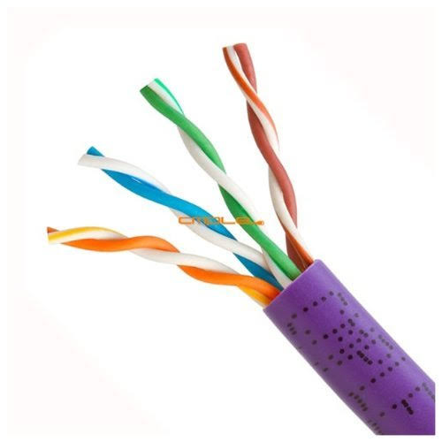 Cat5e UTP 24AWG Bare Copper 1000ft Solid White Bulk Cable Y589