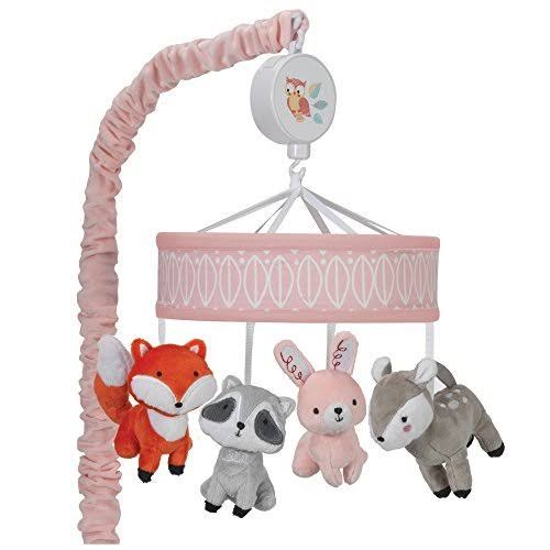 Pink White Musical Mobile A66207