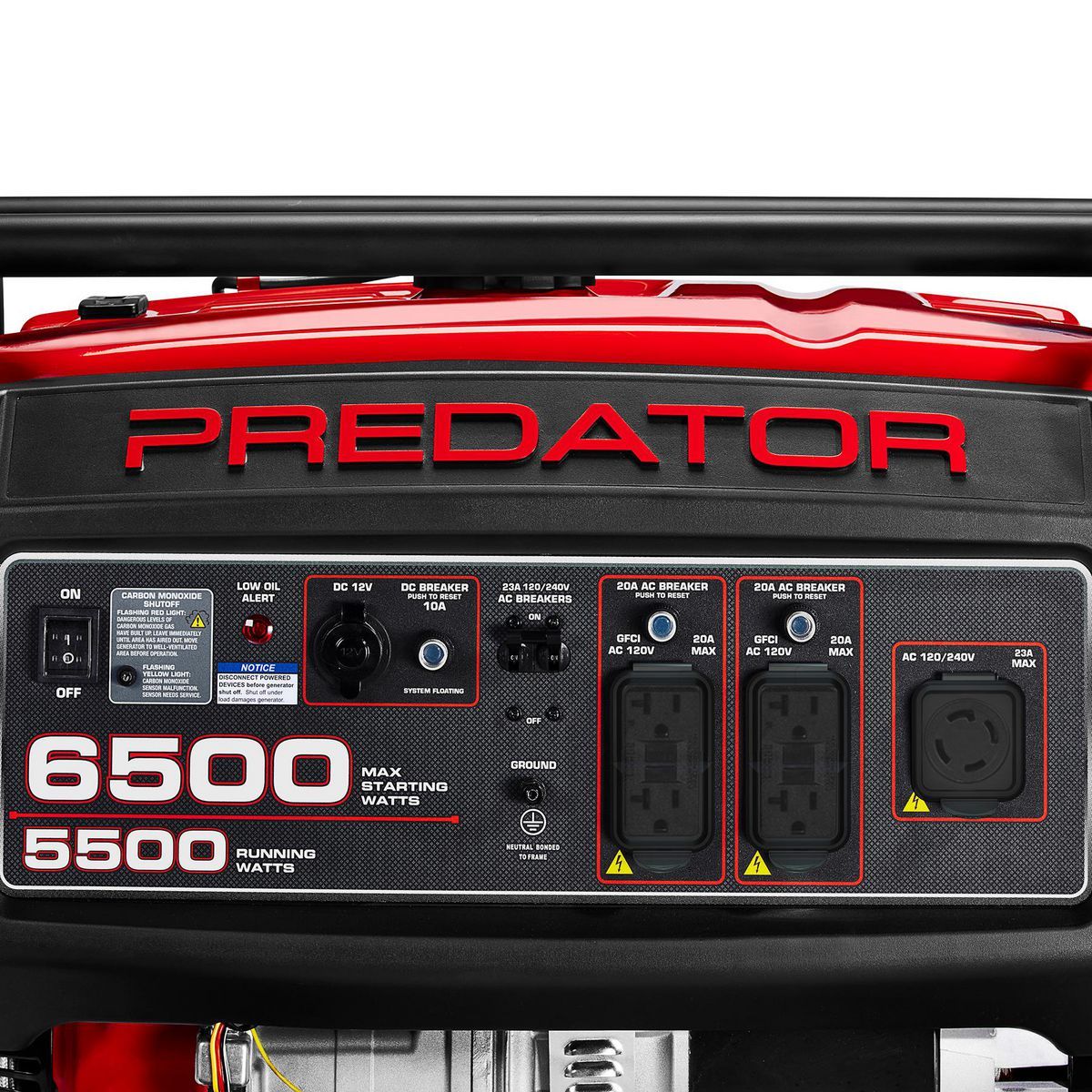 6500 Watt Gas-Powered Portable Generator N552703