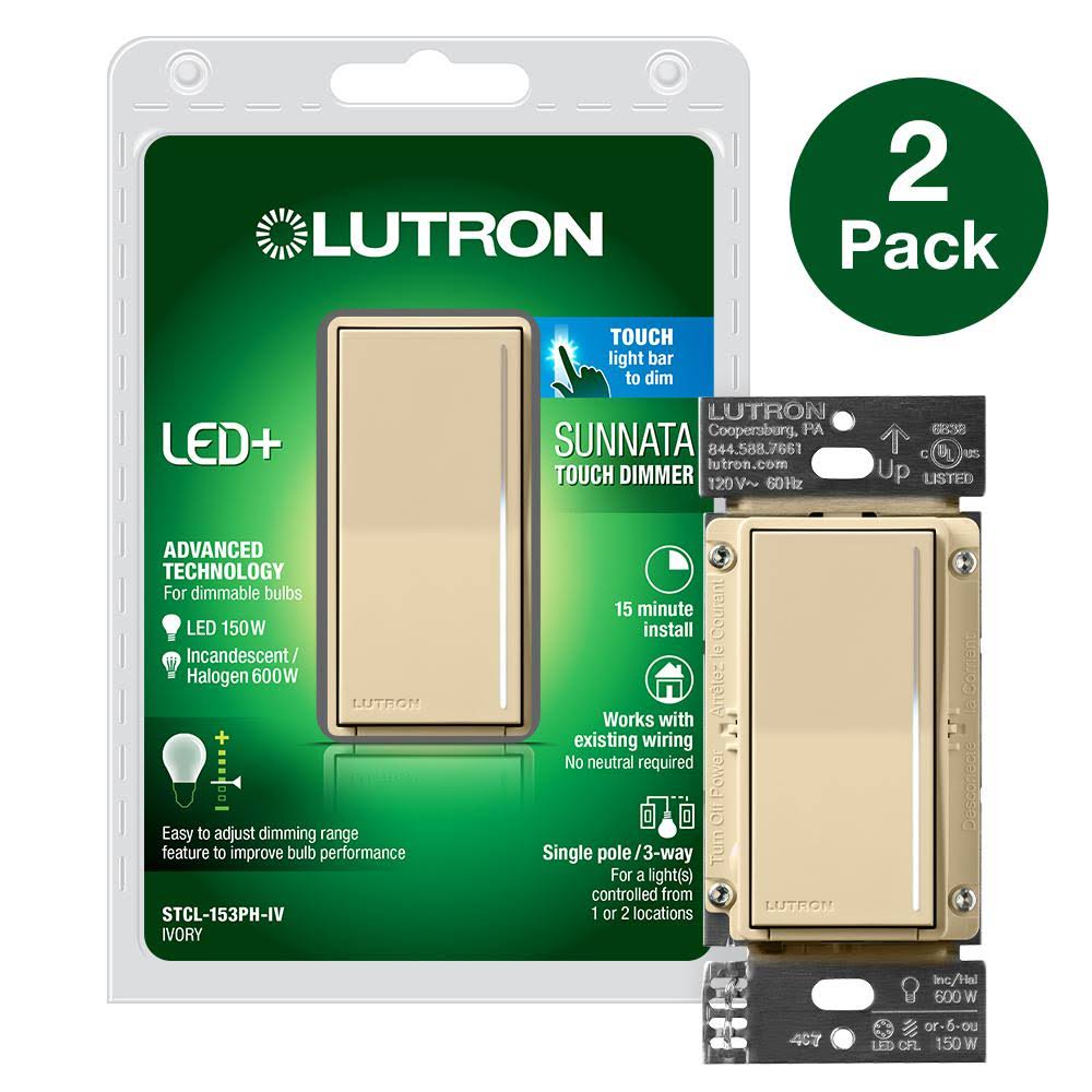 150-Watt 3-Way Dimmer Switch Ivory 2-Pack M31037