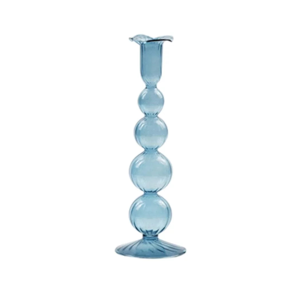 Glass Taper Candle Holder 9x26.5cm R8796