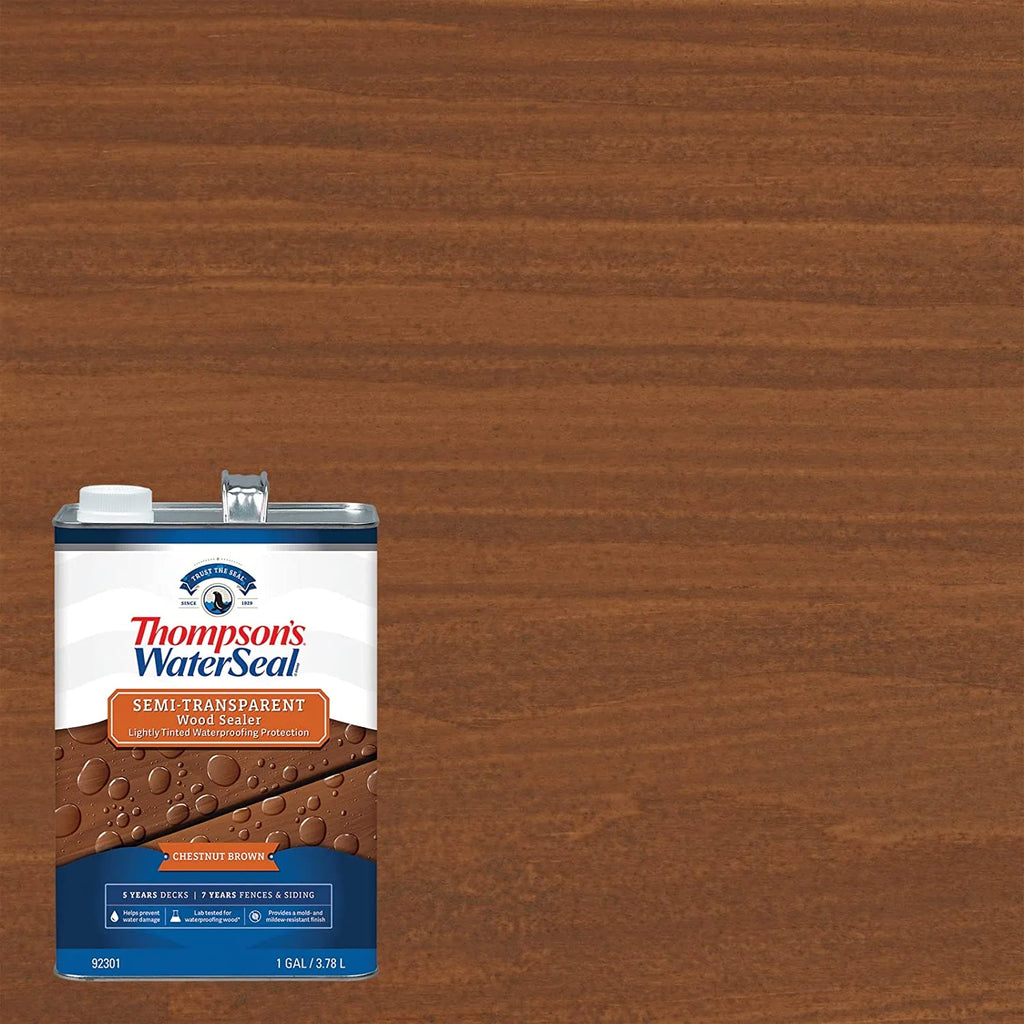 Semi-Transparent Chestnut Brown Wood Sealer Z97116