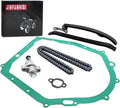 Cam Timing Chain Guides Tensioner Cover Gasket for Yamaha Warrior 350 YFM350X Raptor 350 YFM350R Big Bear 350 Moto-4 1987-2013 E2263