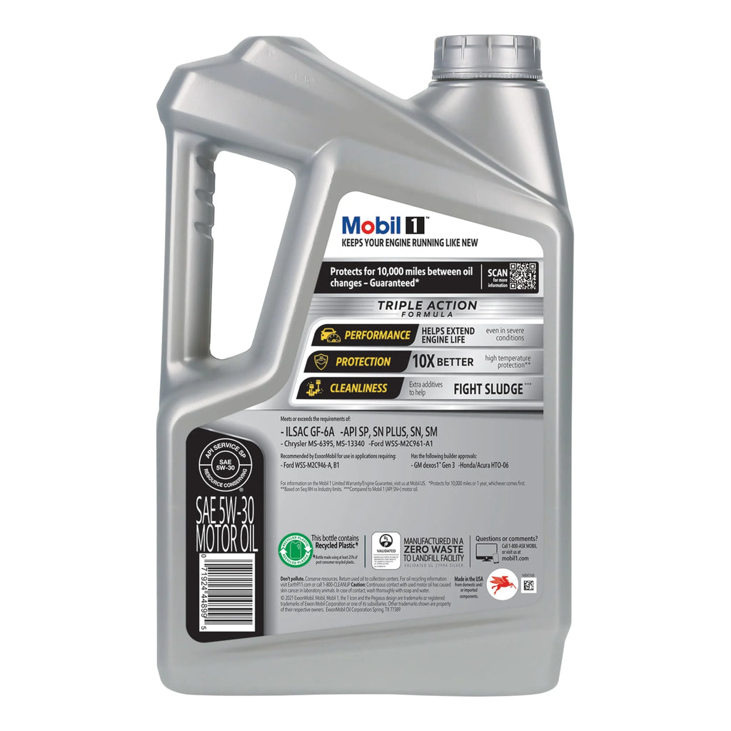 Full Synthetic Motor Oil 5W-30 5 Quart Pack of 3 D294