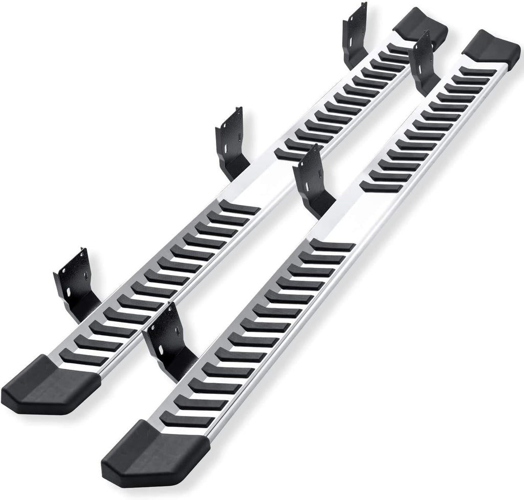 6 Inch Step Pad Nerf Bar Running Board Replacement for Ford F250 Superduty Crew Cab (Black) Q903