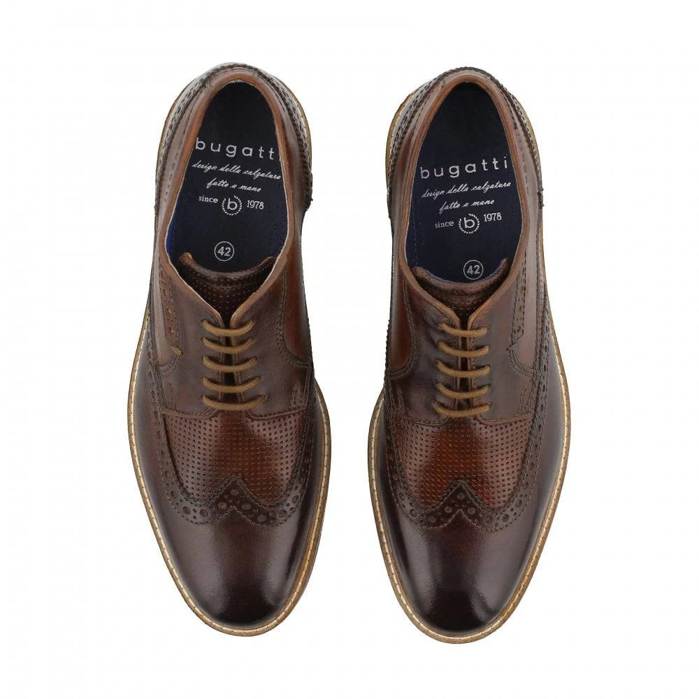 Brown Leather Mens Brogues A262