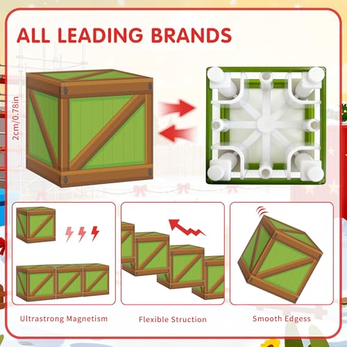 100PCS Magnetic Building Blocks Advent Calendar P115875