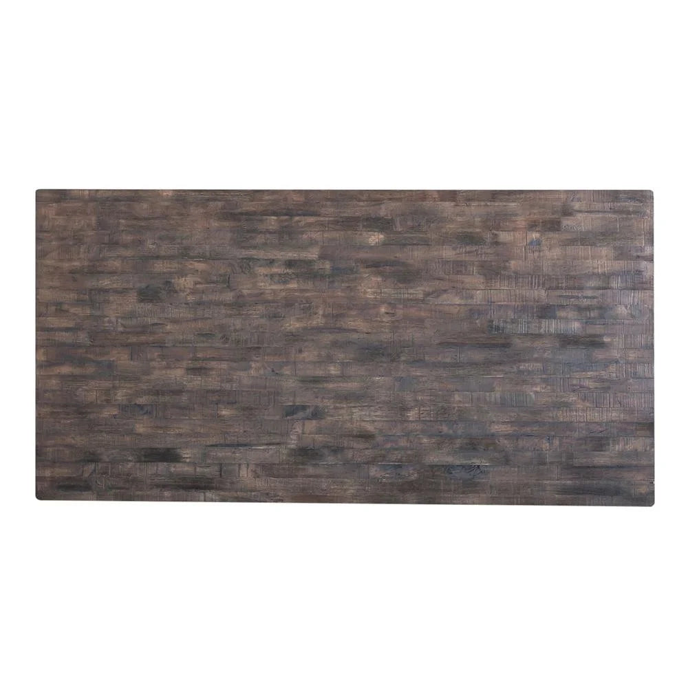 White Rubberwood Trestle Table Z8484