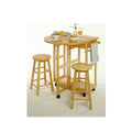 Drop Leaf Breakfast Bar with Stools W464671