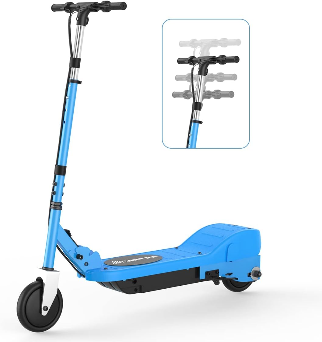 Electric Scooter, Foldable, Adjustable Height, 10mph, 155lbs Max Load J151