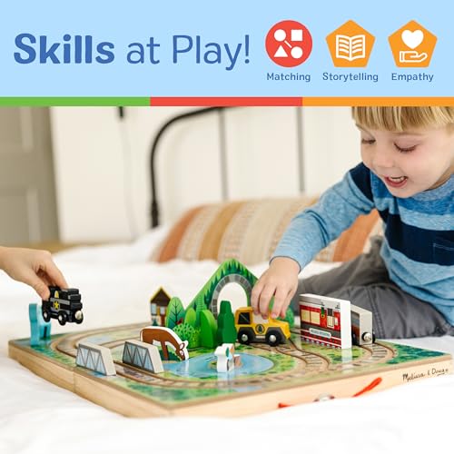 Wooden Train Tabletop Playset B85716