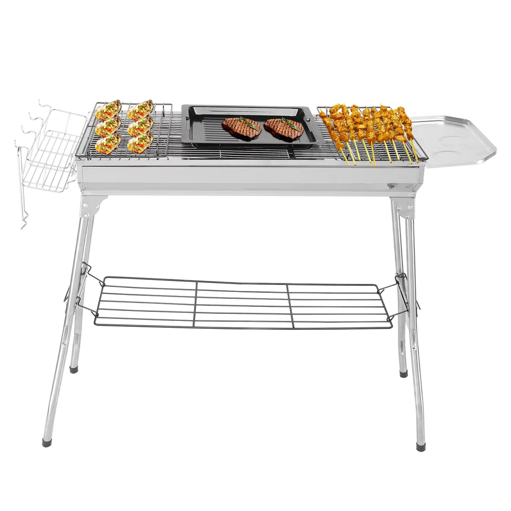 Portable Charcoal Camping Grill 39'' N668959