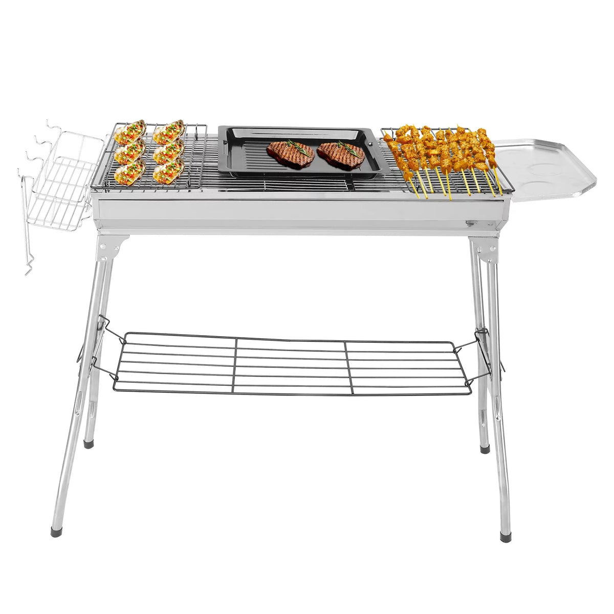 Portable Charcoal Camping Grill 39'' N668959