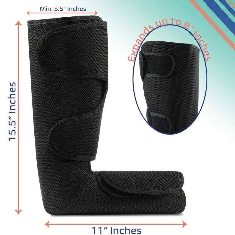 Leg and Foot Air Compression Massager with Heat and 6 Modes J98995