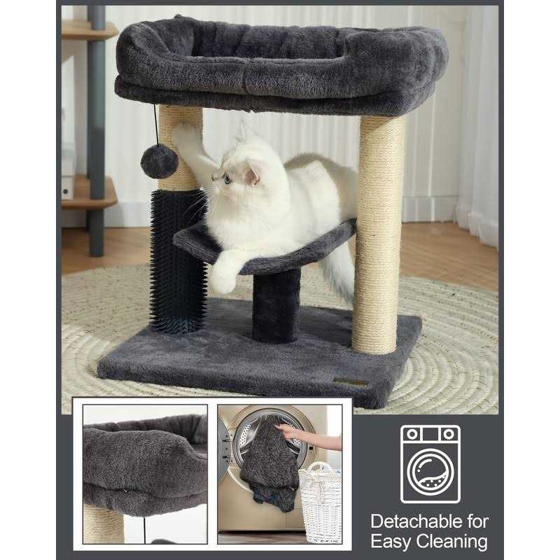 Cat Tree Tower with Scratching Post and Cozy Perch R228940