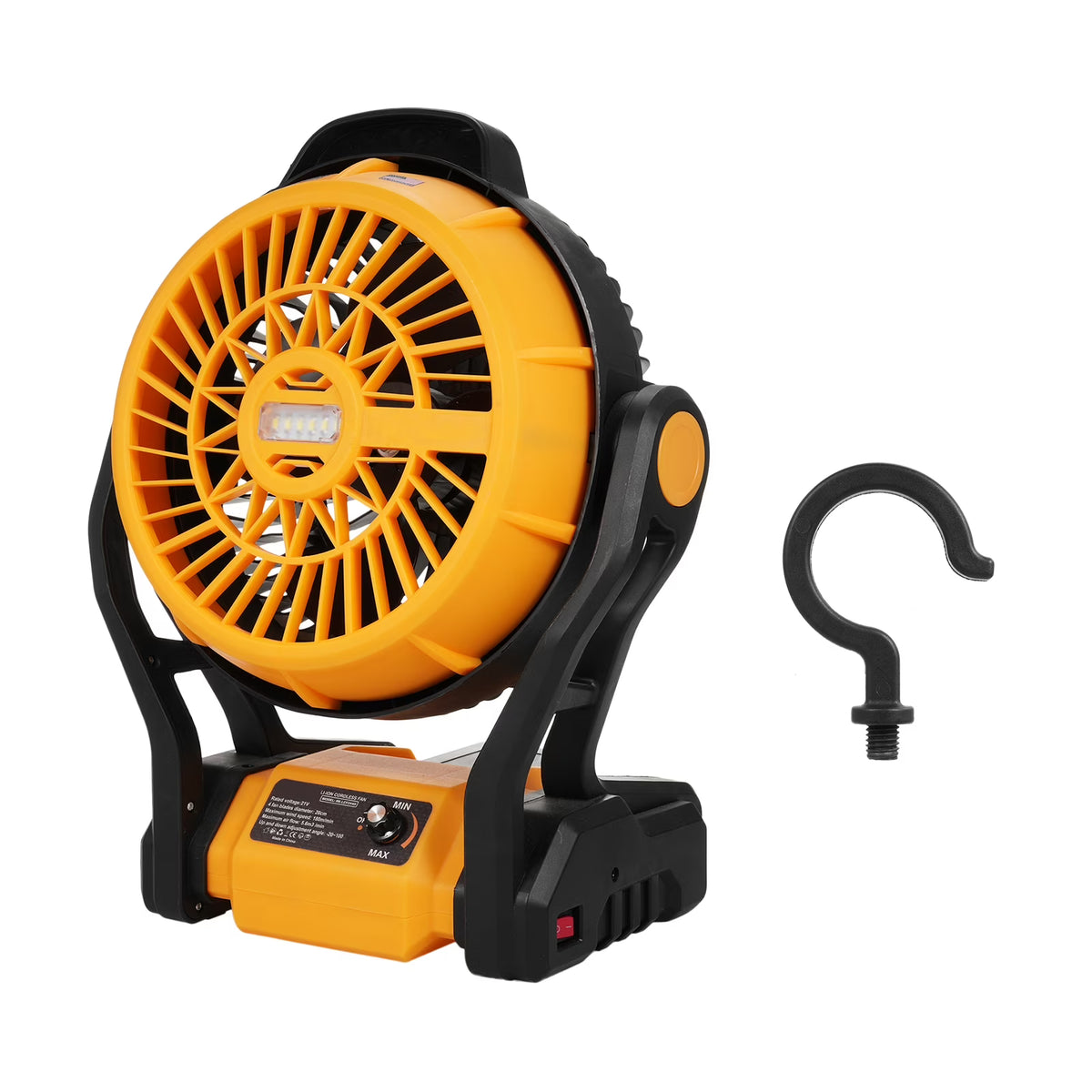 Rechargeable 8 Inch Camping Fan with LED Lantern U452701