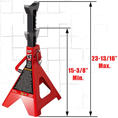 Heavy Duty Steel Jack Stands 3 Ton 1 Pair P500365