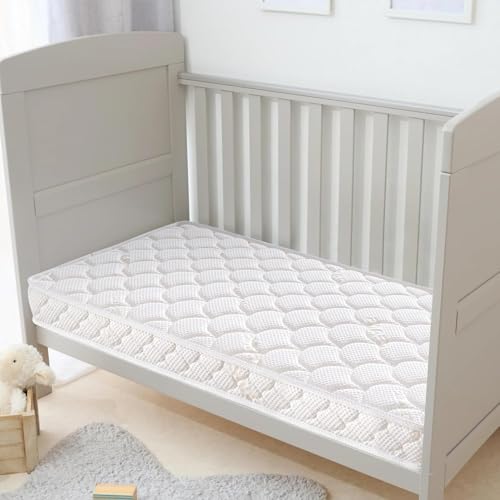 52" x 27.6" x 5" 100% Knitted Fabric Crib Mattress P3355