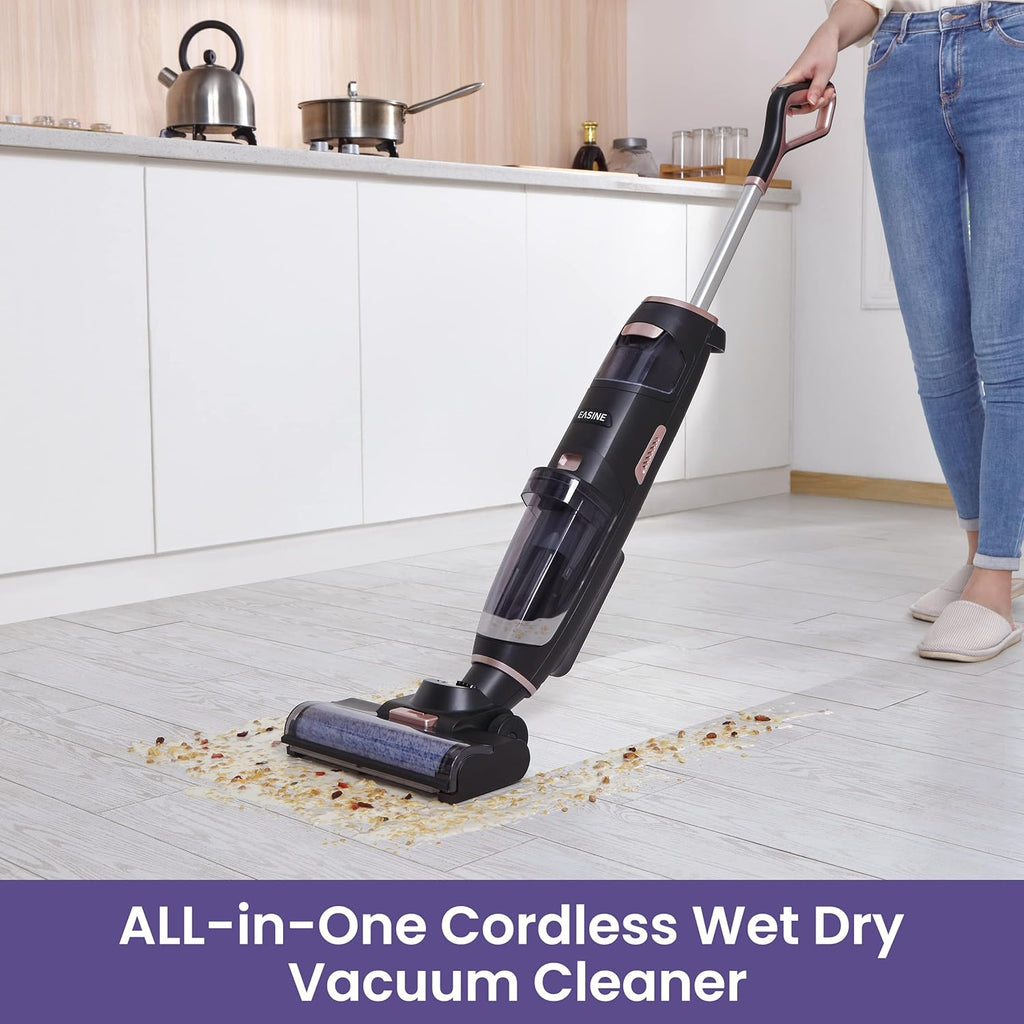 Cordless Stick Wet Dry Vacuum Cleaner, Self-Cleaning, Black P8713