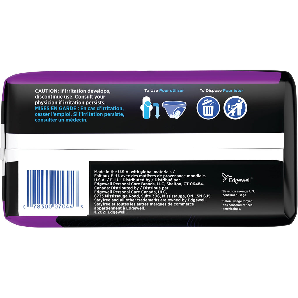 Ultra Thin Overnight Pads With Wings, 40 Ct D439