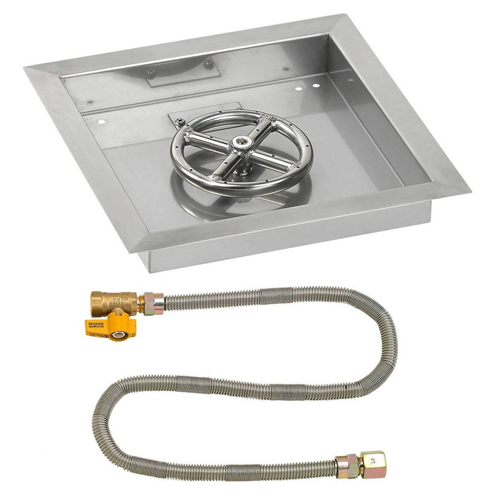 30x22 Stainless Steel Drop-In Pan with Match Light Kit G592