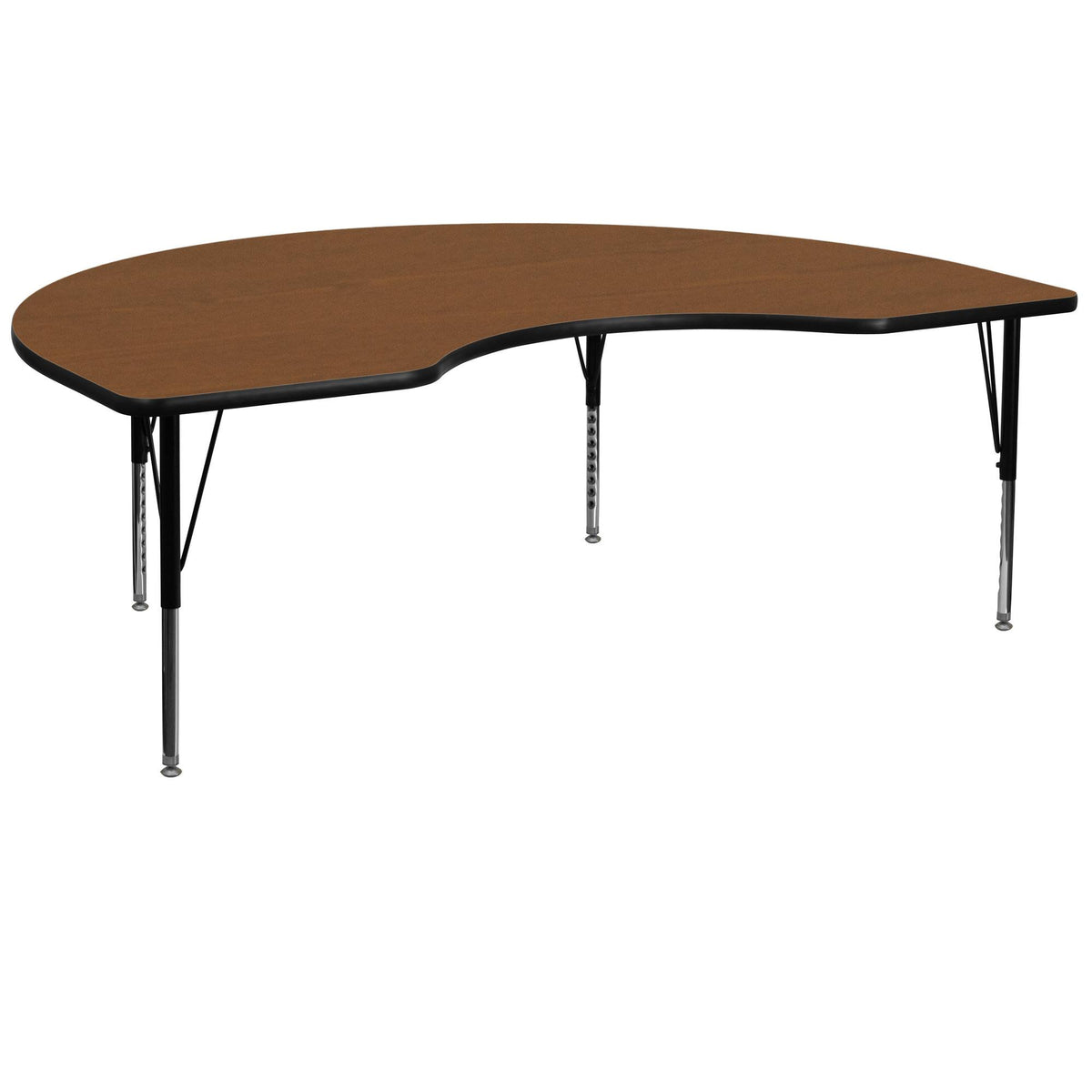 Mobile 48'' Round Oak Laminate Activity Table J70470