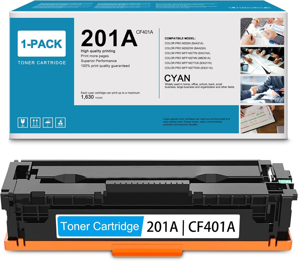 Cyan Toner Cartridge for HP Printers (1 Pack) W497